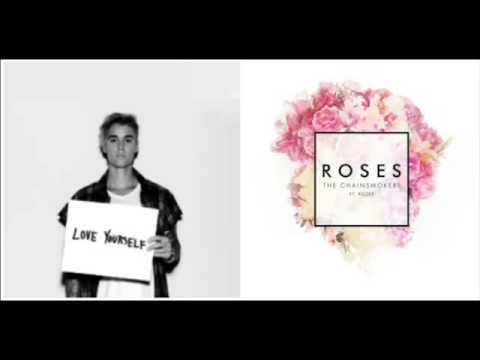 ジャスティン・ビーバー×チェインスモーカーズ - バラ＆ラヴ・ユアセルフ（CC付き (Justin Bieber x Chainsmokers - Roses & Love Yourself (With CC))