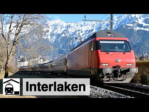 ICE, IC, EC, RE und R zwischen Interlaken Ost und West