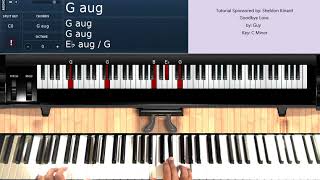 Goodbye Love (by Guy) - Piano Tutorial