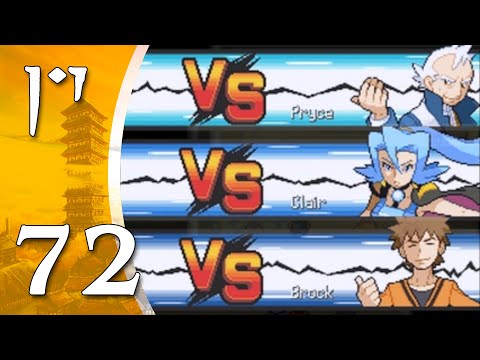 Pokémon HeartGold - Part 72 - Pryce, Clair, and Brock Rematches
