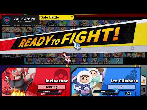ABU 91: Play the Hero - Tenzing vs N3wt - SSBU Singles