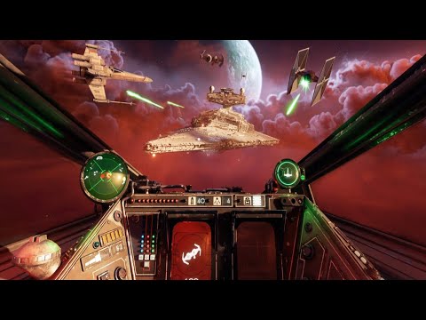 Hijacking a Star Destroyer in VR - Star Wars: Squadrons Cinematic Gameplay