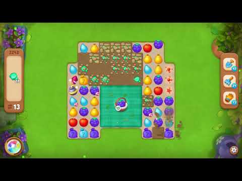 Gardenscapes 2242 Level - 17 moves - NO BooSTERS