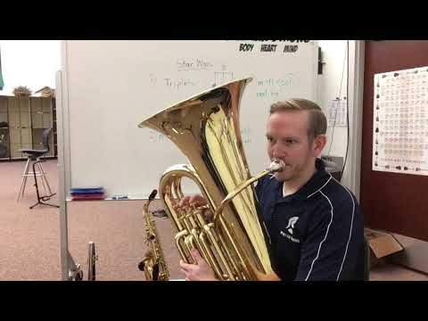 Tuba/Bari Sax “Star Wars: the Force Awakens” practice video