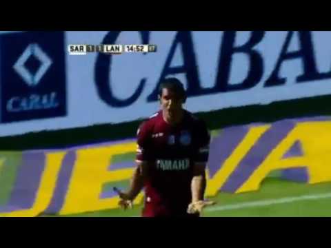 Gol de  Sand - Sarmiento J 1 x 1 Lanus - Fecha 9 - Liga Argentina