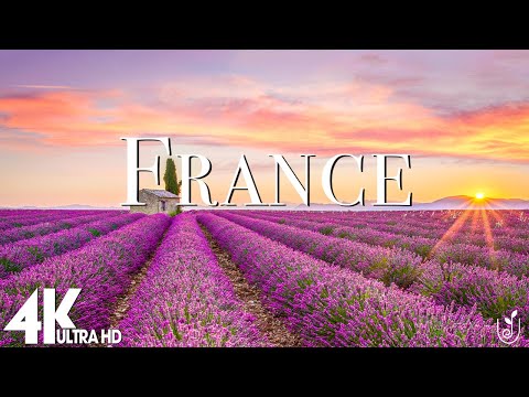 France 4K - Scenic Relaxation Film With Calming Music | Nature Relaxation Film (4K Video Ultra HD)