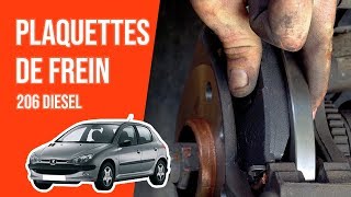 Youtube thumbnail of video "Changer les Plaquettes de Frein avant 206 2.0 HDI 🚗"