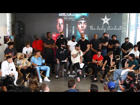 FULL COVERAGE OF SOCIAL GLOVES YOUTUBE VS TIKTOK PRESS CONFERENCE!!!!