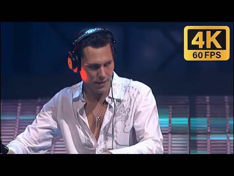Thomas Datt - 2V2 (Robert Nickson Remix), 4K 60fps AI Enhanced, (Tiesto live in Concert 2004)
