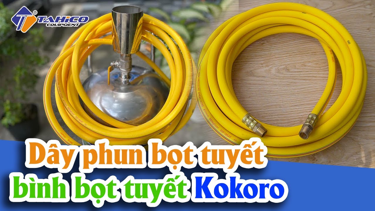 Dây phun bọt tuyết bình bọt tuyết Kokoro 14