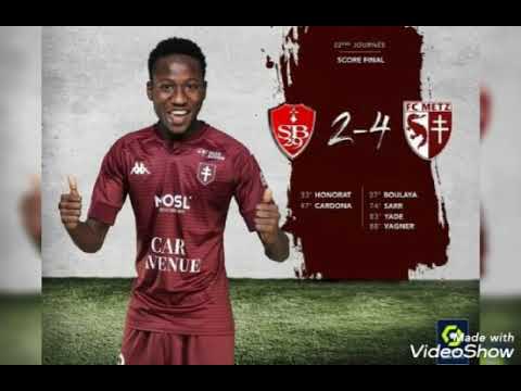 Brest vs metz 2-4:premiere but de pape matar Sarr
