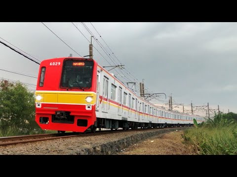 4 KRL Commuter Line di Jalur Bogor-Citayam-Nambo [4K]