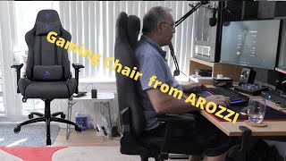 AROZZI Vernazza Soft Fabric Gaming Chair Dark Grey, Review