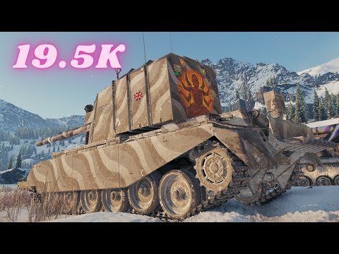FV4005 Stage II 9K Damage 7 Kills & FV4005 - 10.5K Damage World of Tanks Replays The best tank game