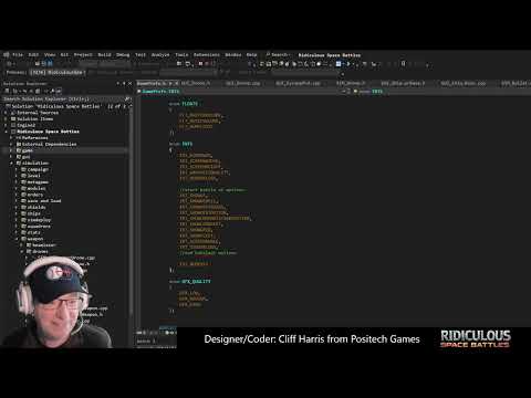 C++ Strategy Game Programming: Ridiculous Space Battles code video #1