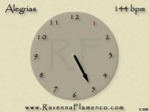 Flamenco Metronome: Alegria 144 BPM