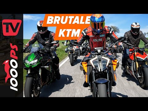Anstrengend aber geil - Hyper Naked Vergleich 2021 - KTM 1290 Super Duke R im Test