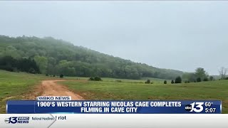 Filming wraps on Nicolas Cage western shot in Cave City