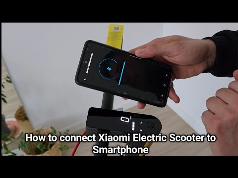 Xiaomi Electric Scooter 5 How to connect with your Smartphone Xioami Home App