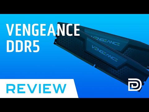 CORSAIR Vengeance DDR5 16GB (2x8GB) DDR5 5200MHz CL40 AMD Expo Intel XMP iCUE Compatible Computer Memory – Gray (CMK16GX5M2B5200Z40) video review thumbnail