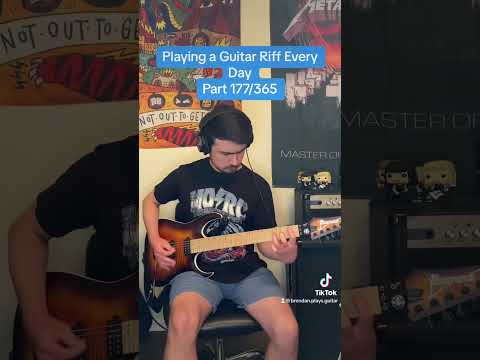 Playing a Guitar Riff Every Day Part 177/365: Youth Gone Wild - Skid Row