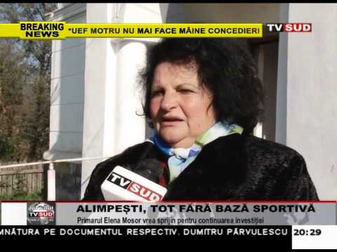 alimpesti, tot fara baza sportiva