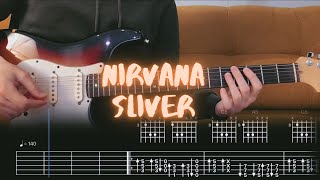 Sliver Nirvana Cover / Guitar Tab / Lesson / Tutorial