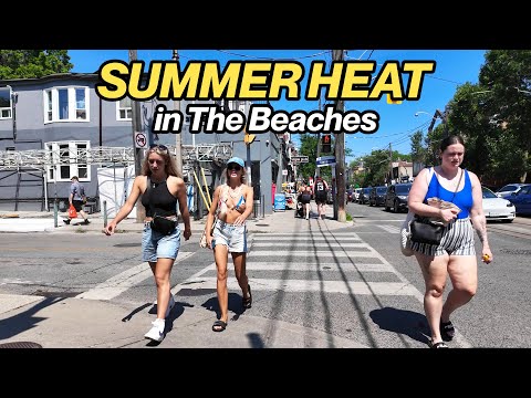 Toronto’s Beaches Neighbourhood Walk | Queen Street East (Summer 2025)