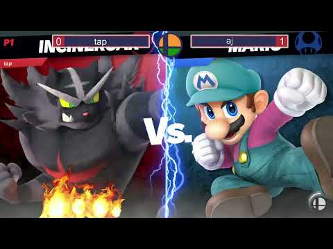 TAP (Incineroar) vs aj__siv (Mario) - aj invitational #1