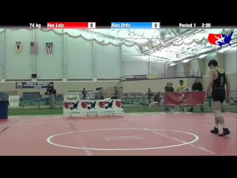 Rex Lutz vs. Alec Ortiz at 2013 ASICS University Nationals - FS