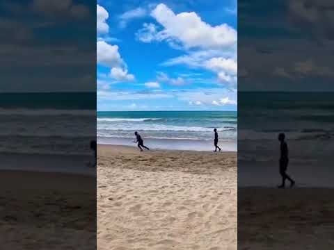 Andando Na Praia De Boa Viagem