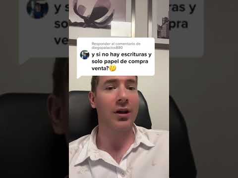 Que pasa si no tengo escritura y solo papel de compra venta?