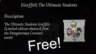 How to Get a Free Limited Danganronpa V3 Crossover Graffiti (GUIDE) | Identity V