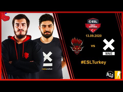 Türkiye'nin En İyi CS:GO Takımı Hangisi? / Sangal vs. 9INE / ESL Turkey Championship Summer 2020
