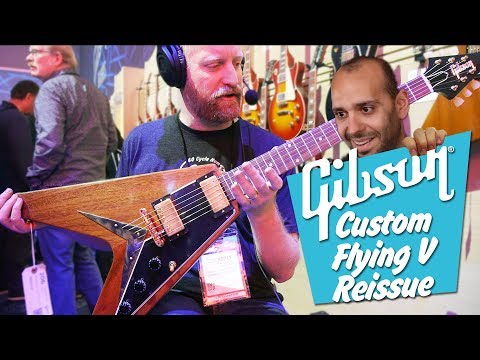 Gibson Custom 1958 Mahogany Flying V Reissue VOS - Walnut - Can I haz this?