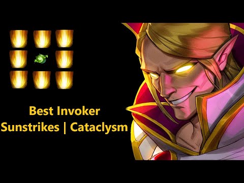 DOTA 2 INVOKER Top 10 Sunstrikes | INVOKER Pro Moments | Invoker Abilities