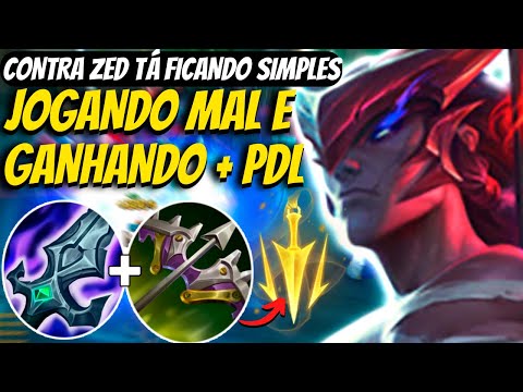 PDL GARANTIDO MESMO NÃO CARREGANDO É SÓ FAZER O BÁSICO | YONE vs ZED | MID | LEAGUE OF LEGENDS