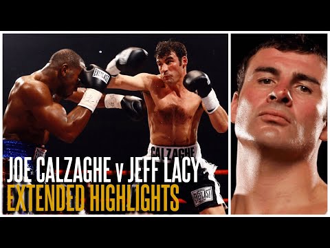 JOE CALZAGHE contre JEFF LACY (EXT. HIGHLIGHTS) | TITRE MONDIAL DES SUPER-MOYENS | THE QUEENSBERR...