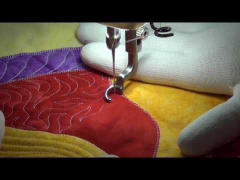 Beginner Machine Quilting Sharp Stippling - Quilting Tutorial with Leah Day