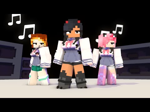 DISCO DISCO PARTY PARTY SCHOOL APHMAU AND FRIENDS - MINECRAFT ANIMATION #shorts
