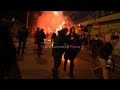 Italian Police Fire Tear Gas As Protesters Clash Near Winter Olympics Hockey Venue