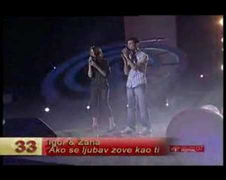 Igor Terzija i Žana - Ako se ljubav zove kao ti