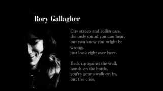 Sinner Boy - Rory Gallagher (lyrics on screen)