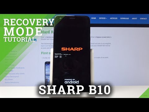 Recovery Mode SHARP B10 - How to Open & Use Recovery Menu