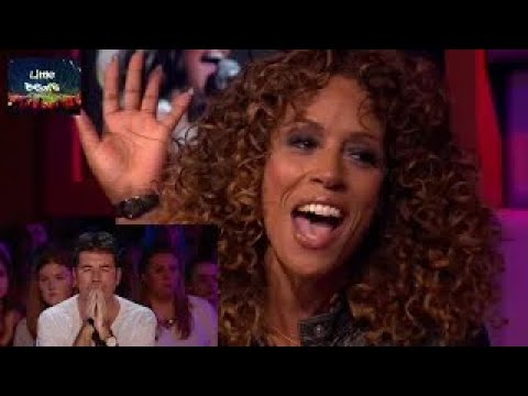 Simon Cowell crying because of Glennis Grace