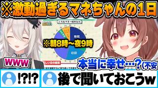 マネちゃんの仕事の現実を改めて知り不安になるころさん【戌神ころね 獅白ぼたん ホロライブ 切り抜き Vtuber】