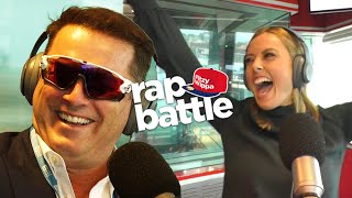 Today Show hosts Karl Stefanovic and Allison Langdon face off in a rap battle
