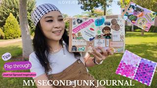 Starting my second Junk Journal from Egypt. Flip through, budget friendly tips, spread inspiration