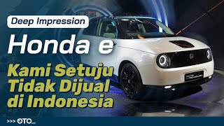 Deep Impression Honda e, Mobil Listrik Gaya Klasik