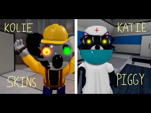 Roblox | KOLIE & KATIE Skins Showcase + Jumpscares in Piggy
